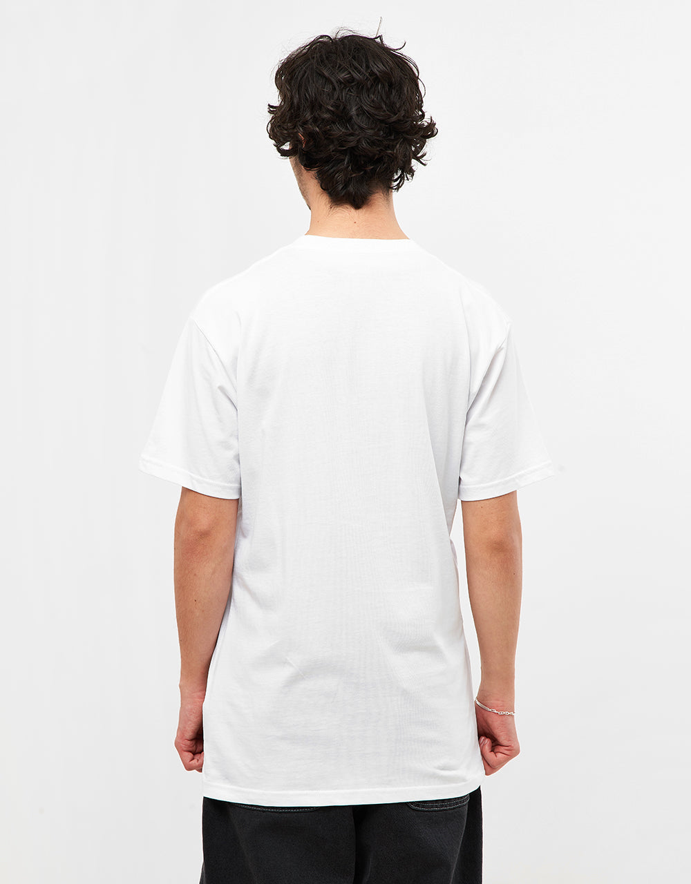 T-shirt avec étiquette Vans - Blanc