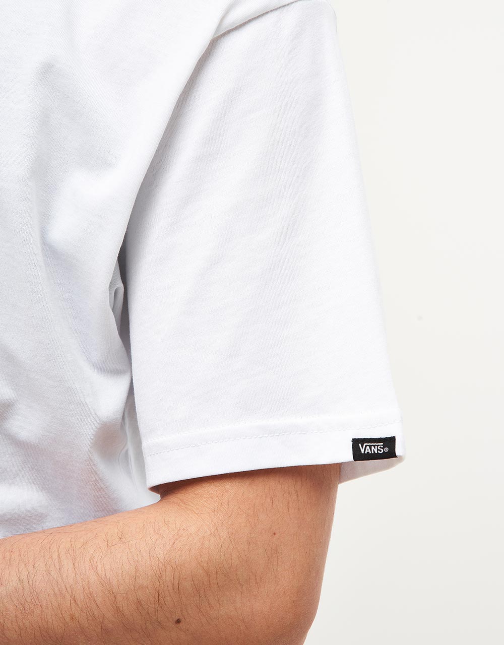 T-shirt avec étiquette Vans - Blanc