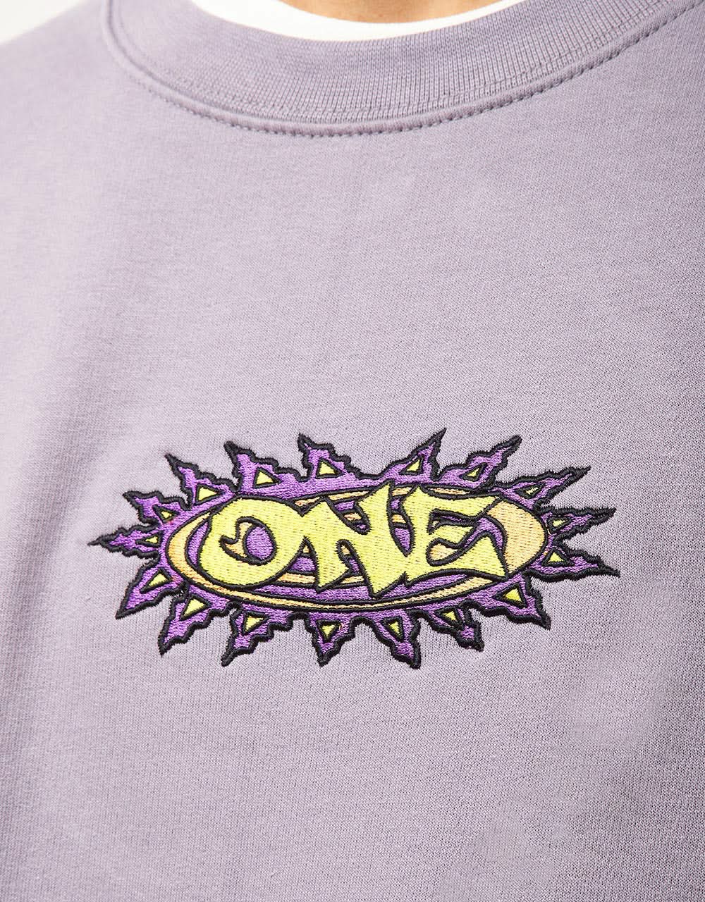 Route One Twisted Sweatshirt - Dusty Lilac