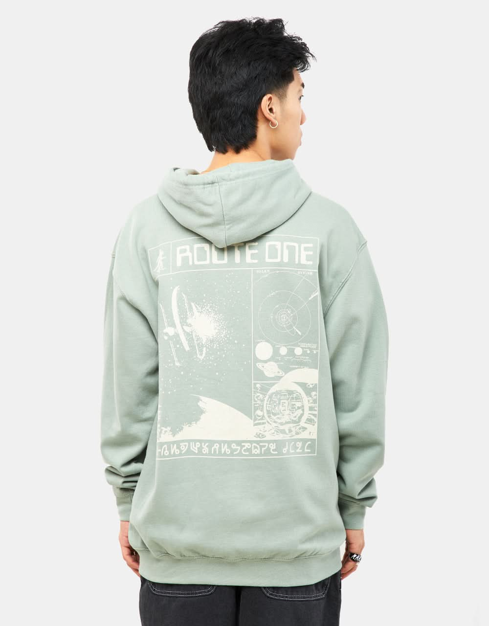 Route One Final Frontier Pullover Hoodie - Dusty Green