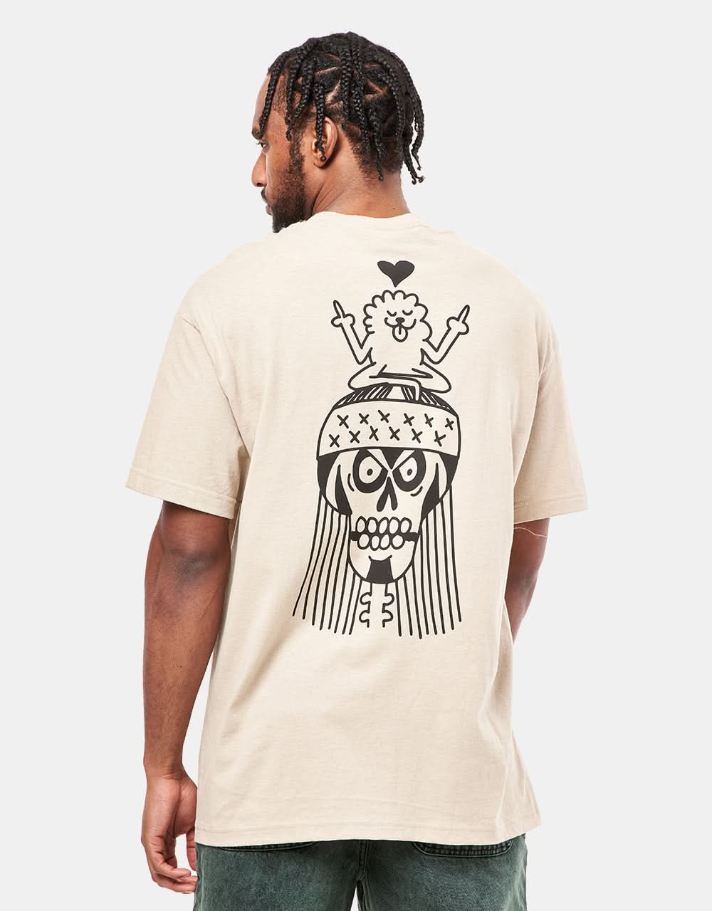 T-shirt The Quiet Life Jay Doodle - Sable