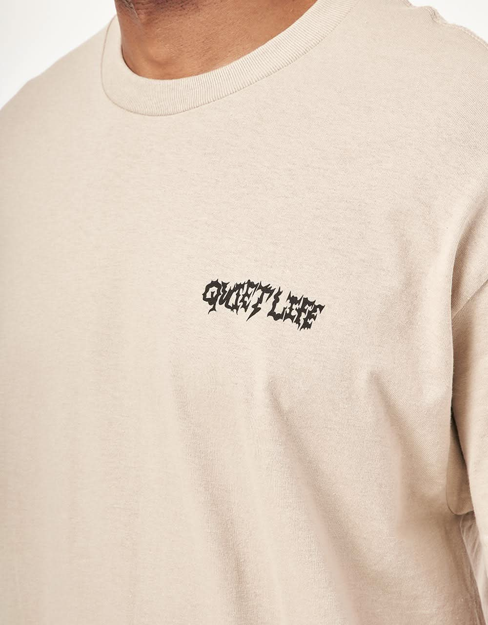 Das Quiet Life Jay Doodle T-Shirt – Sand