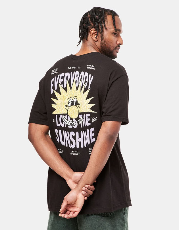 The Quiet Life Everybody Love Sun T-Shirt - Black