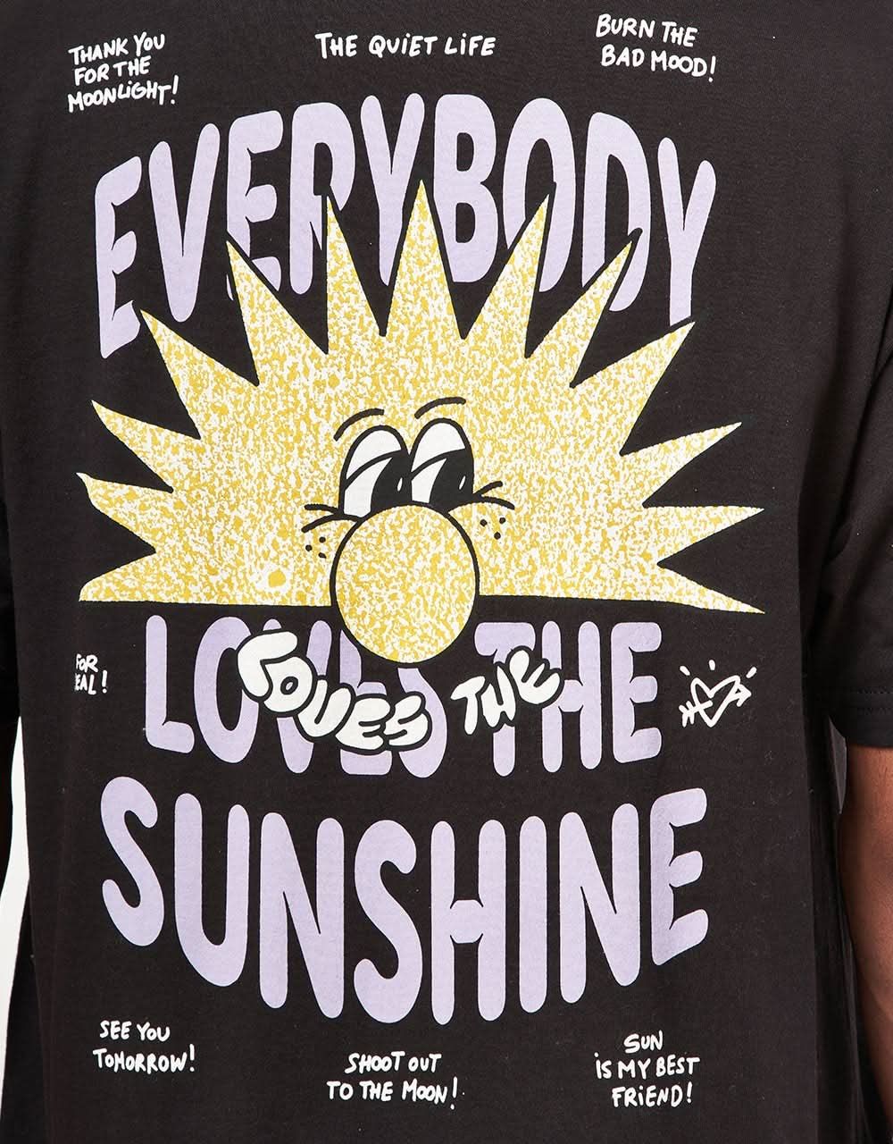 The Quiet Life Everybody Love Sun T-Shirt - Black