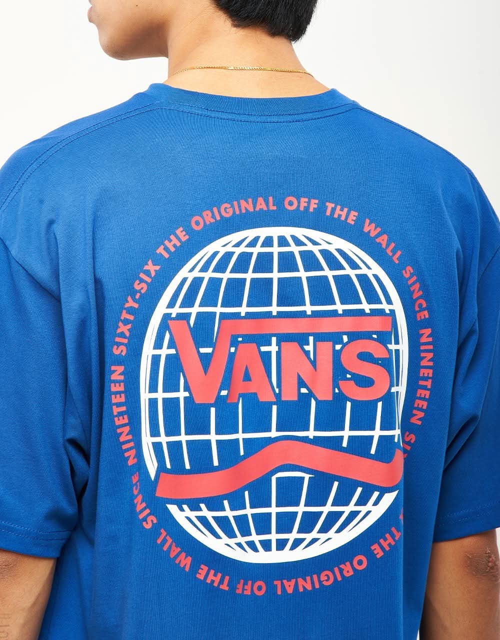 Vans Global Sidestripe T-Shirt - True Blue