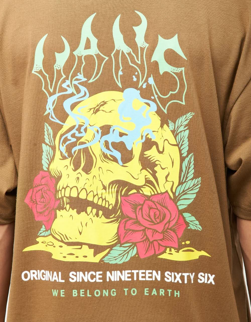 Vans Smoked Skull T-Shirt - Kangaroo