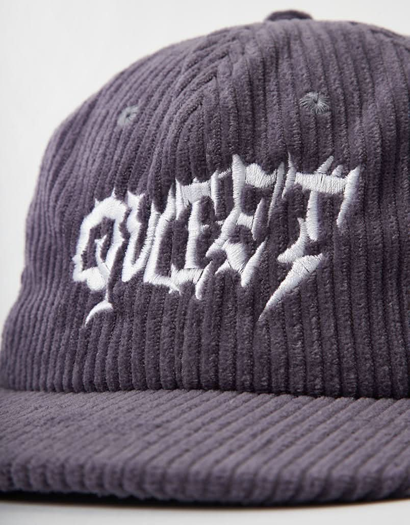 The Quiet Life Howell QUIET Cord Polo Cap - Plum