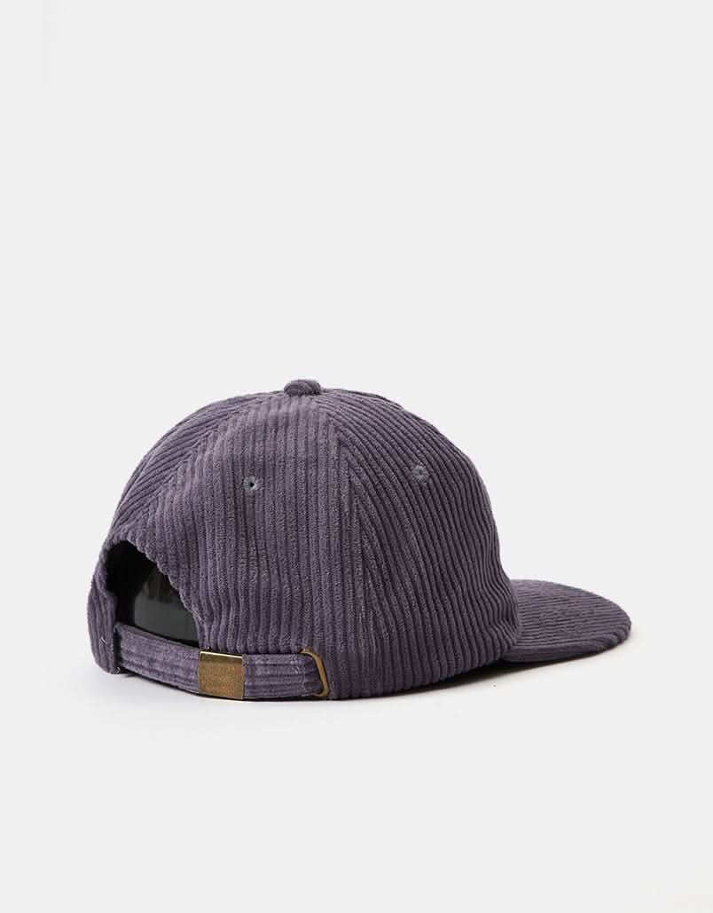 The Quiet Life Howell QUIET Cord Polo Cap - Plum