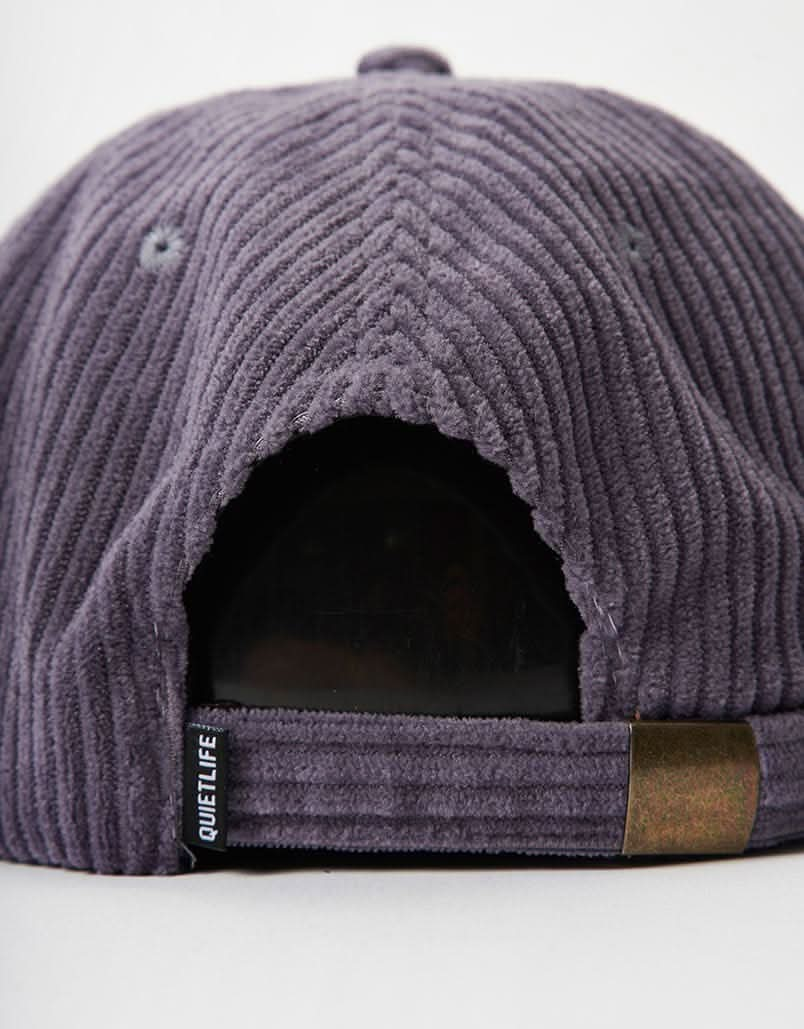 The Quiet Life Howell QUIET Cord Polo Cap - Plum