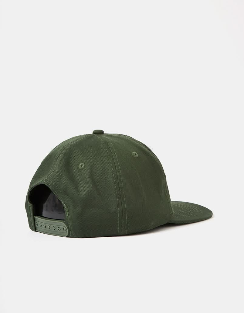 The Quiet Life Lonely Palm Mid of Nowhere Relaxed Snapback Cap - Forest