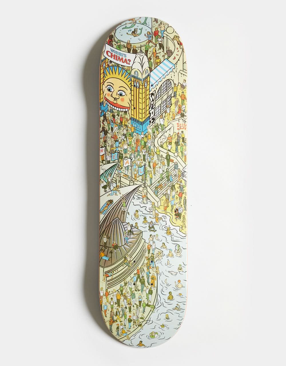 Real Chima Where's Chima Skateboard Deck - 8.28"