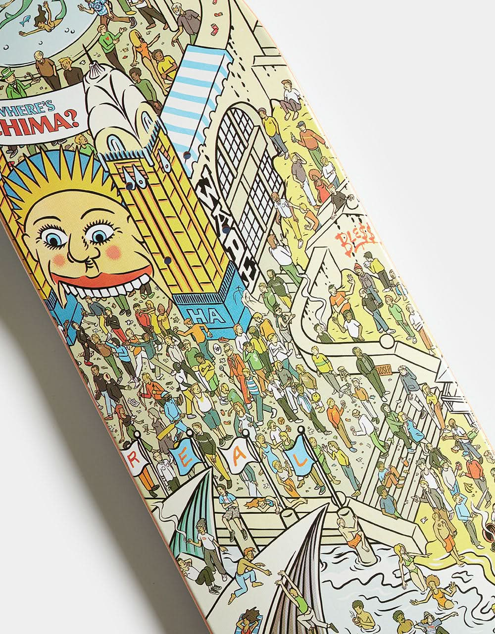 Real Chima Where's Chima Skateboard-Deck – 8,28 Zoll