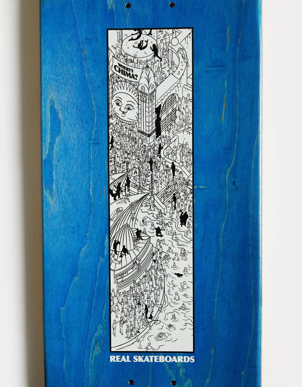 Real Chima Where's Chima Skateboard Deck - 8,28"