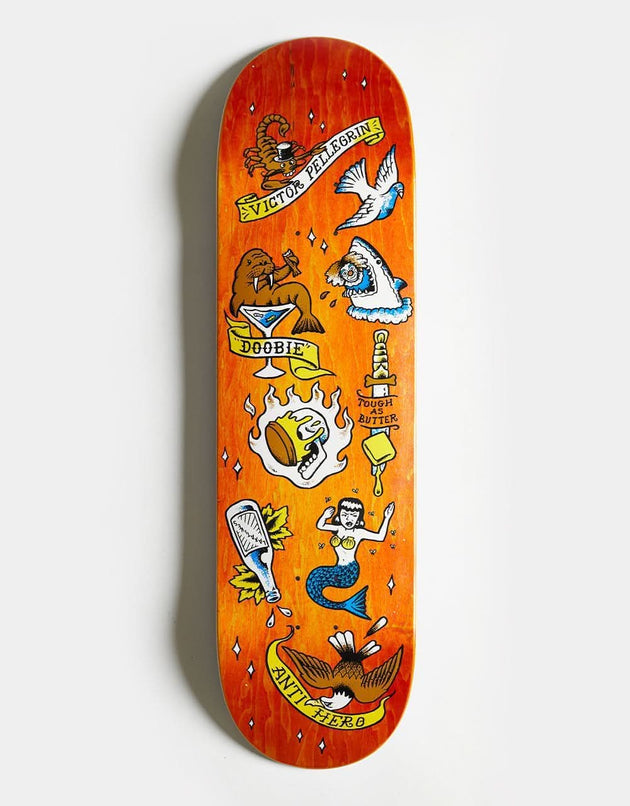 Anti Hero Doobie No Regerts Skateboard Deck - 8.62"