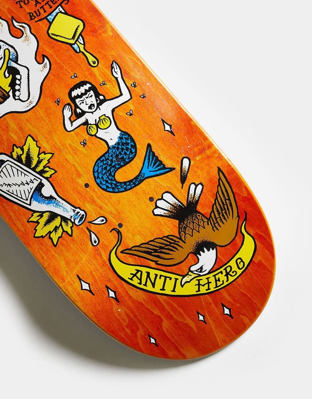 Anti Hero Doobie No Regerts Skateboard Deck - 8.62"