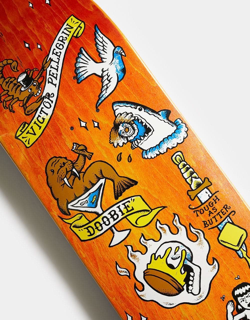 Anti Hero Doobie No Regerts Skateboard Deck - 8.62"