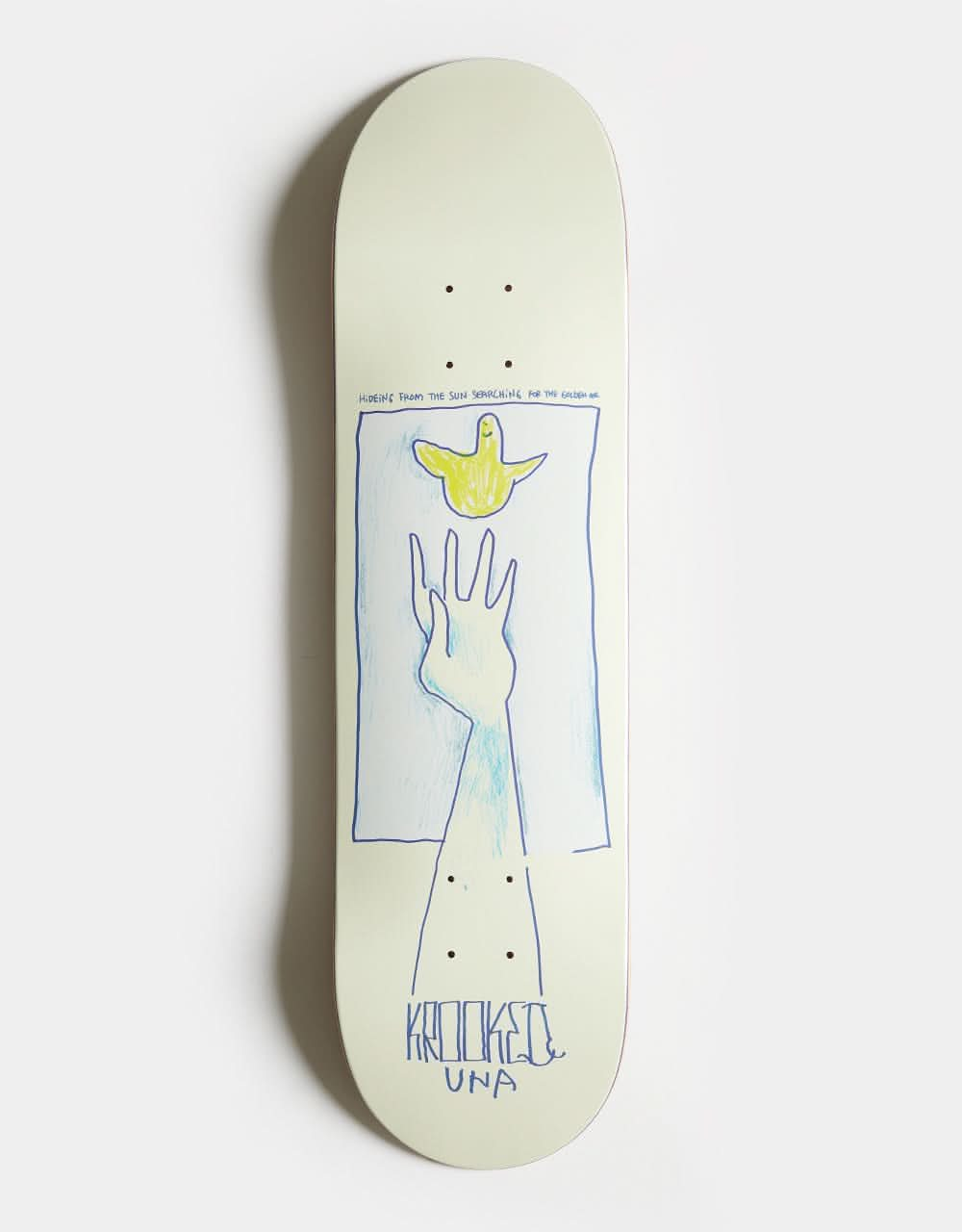 Krooked Una Golden Skateboard Deck - 8.28"