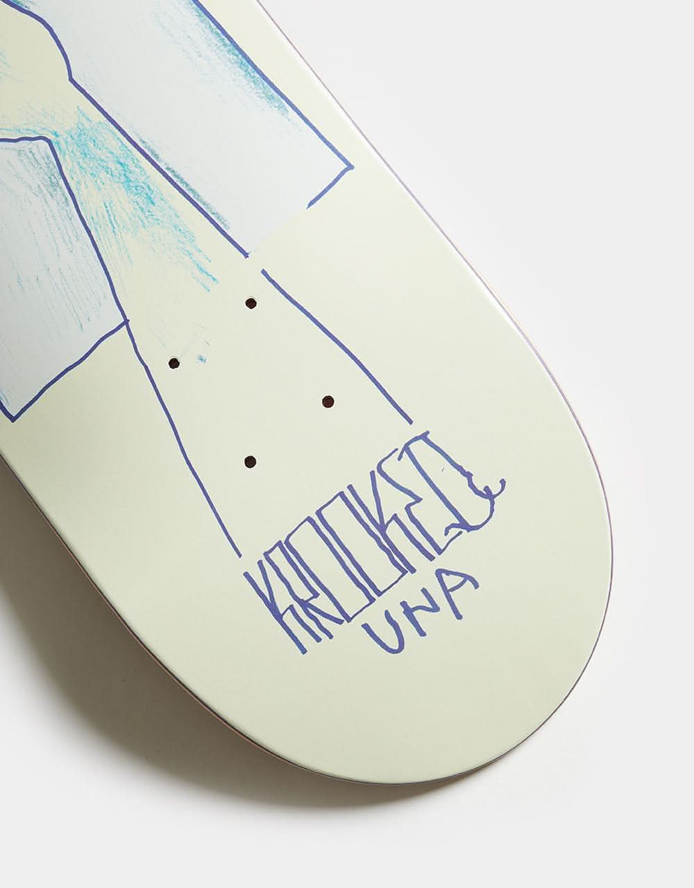 Krooked Una Golden Skateboard Deck - 8.28"