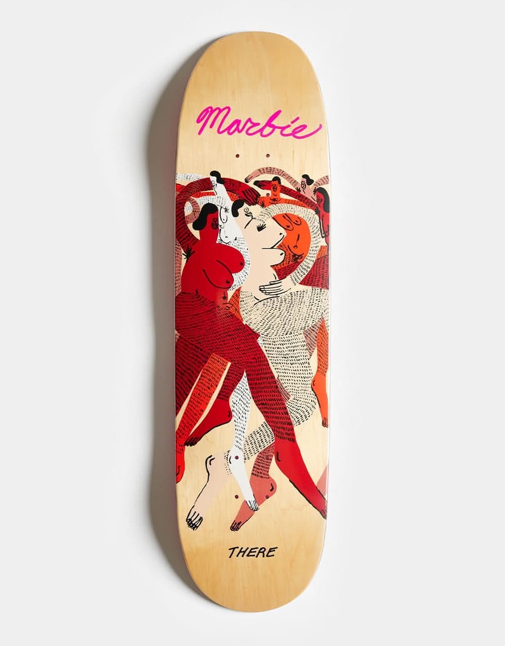 There Marbie Around Skateboard Deck - 8.5"