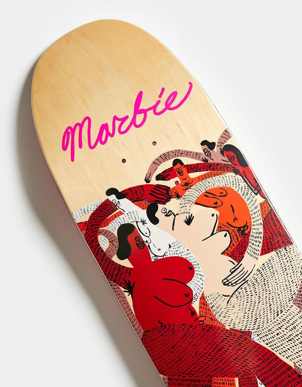 There Marbie Around Skateboard Deck - 8.5"