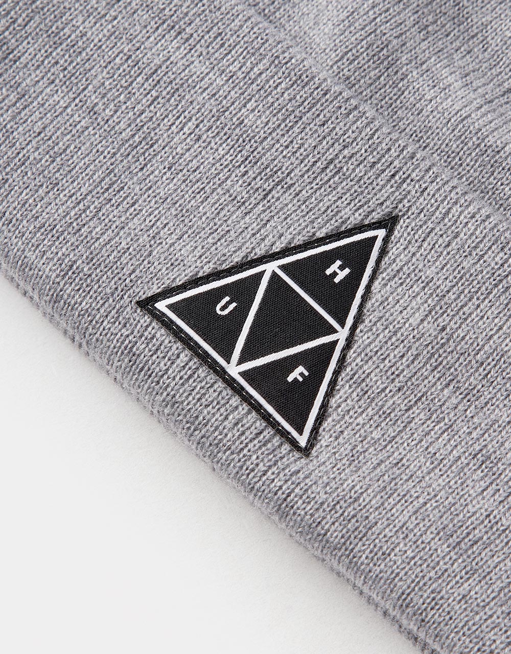 HUF Triple Triangle Cuff Beanie - Grey Heather