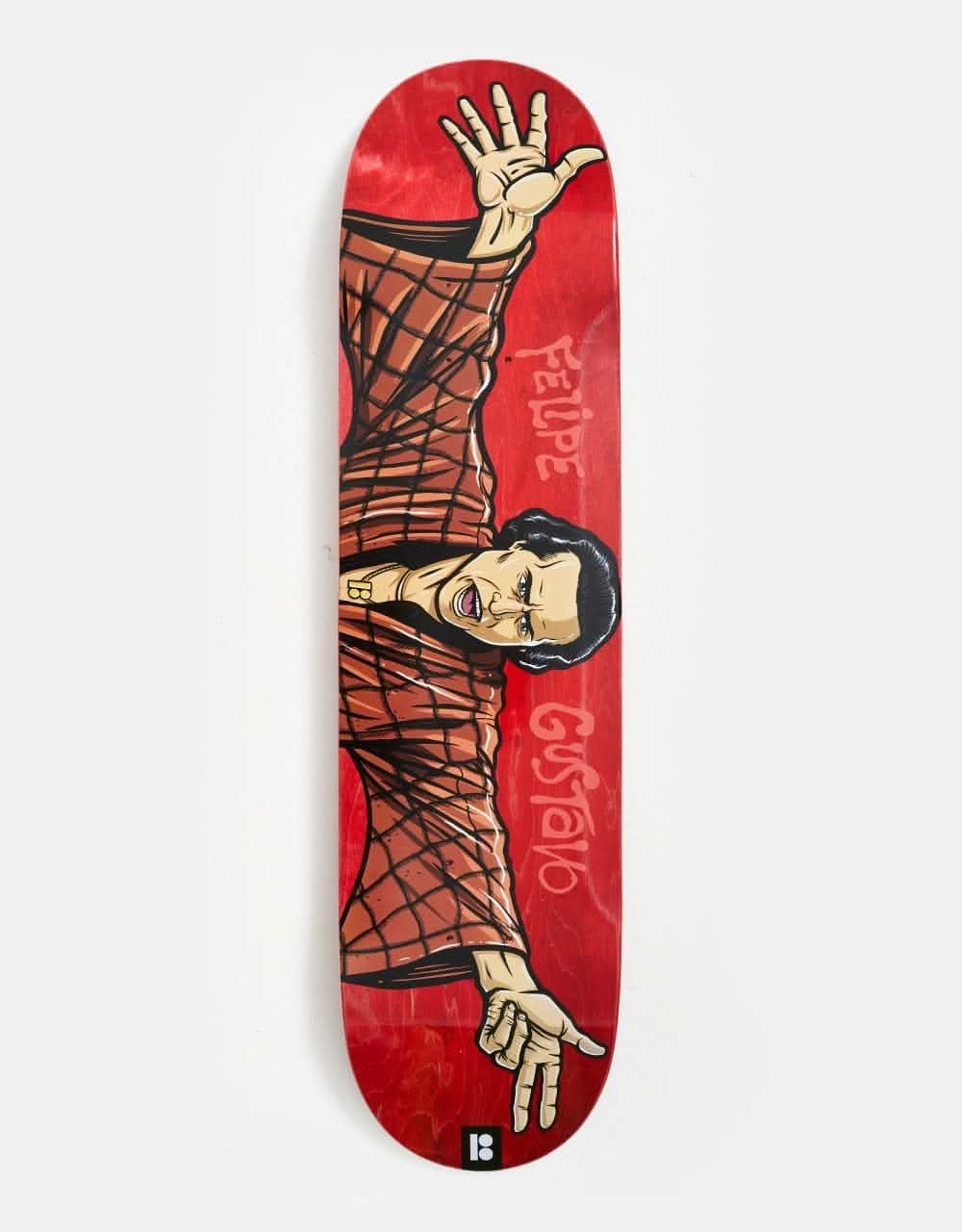 Plan B Gustavo Warriors Skateboard Deck - 8"