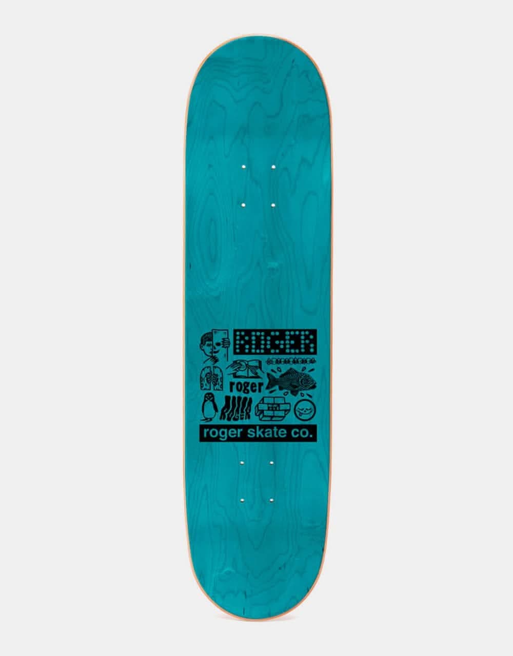 Roger Half Roger Woodgrain Skateboard Deck - 8.125"