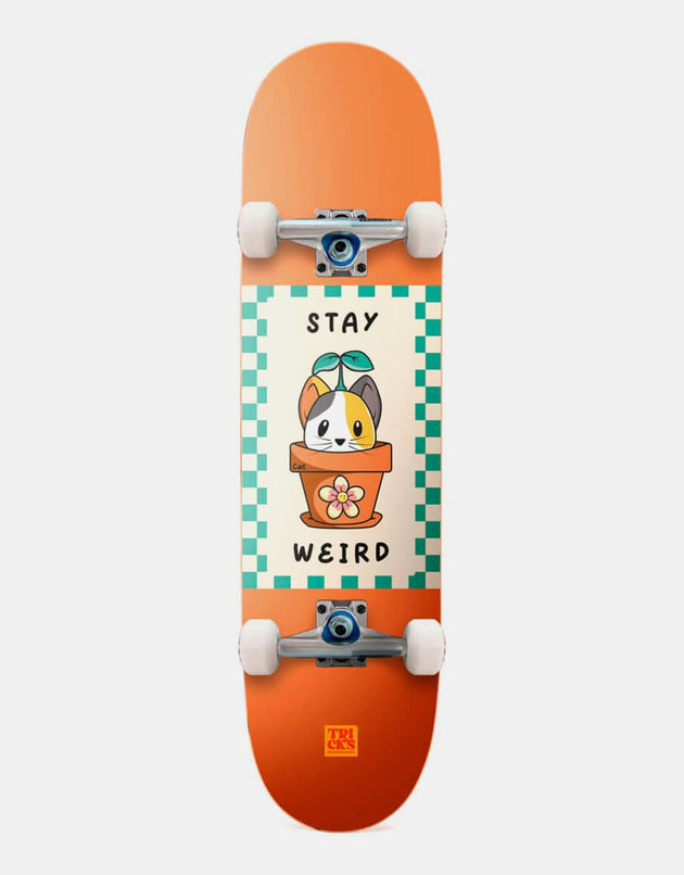 Tricks Stay Weird Komplett-Skateboard – 7,5 Zoll