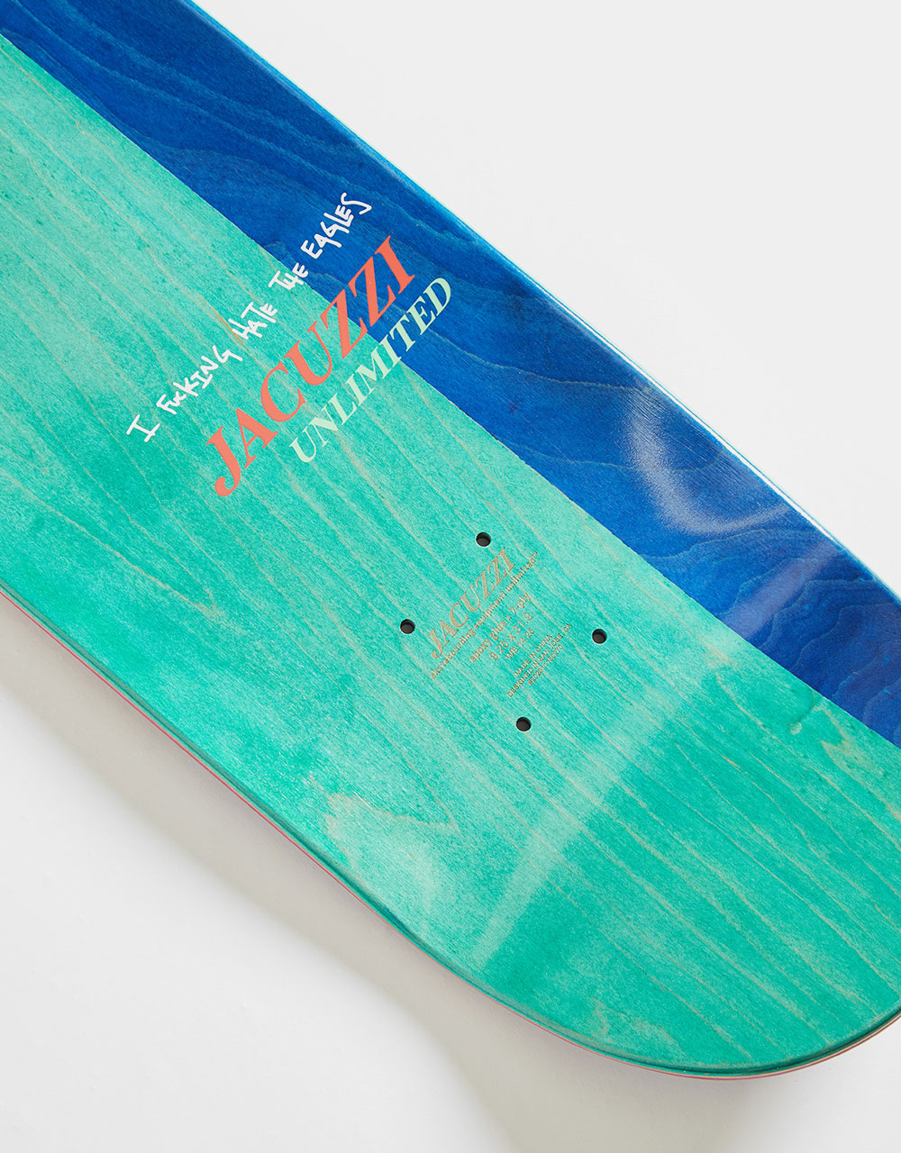 Jacuzzi Unlimited Fourth Street Bowl EX7 Skateboard Deck - 8.25"