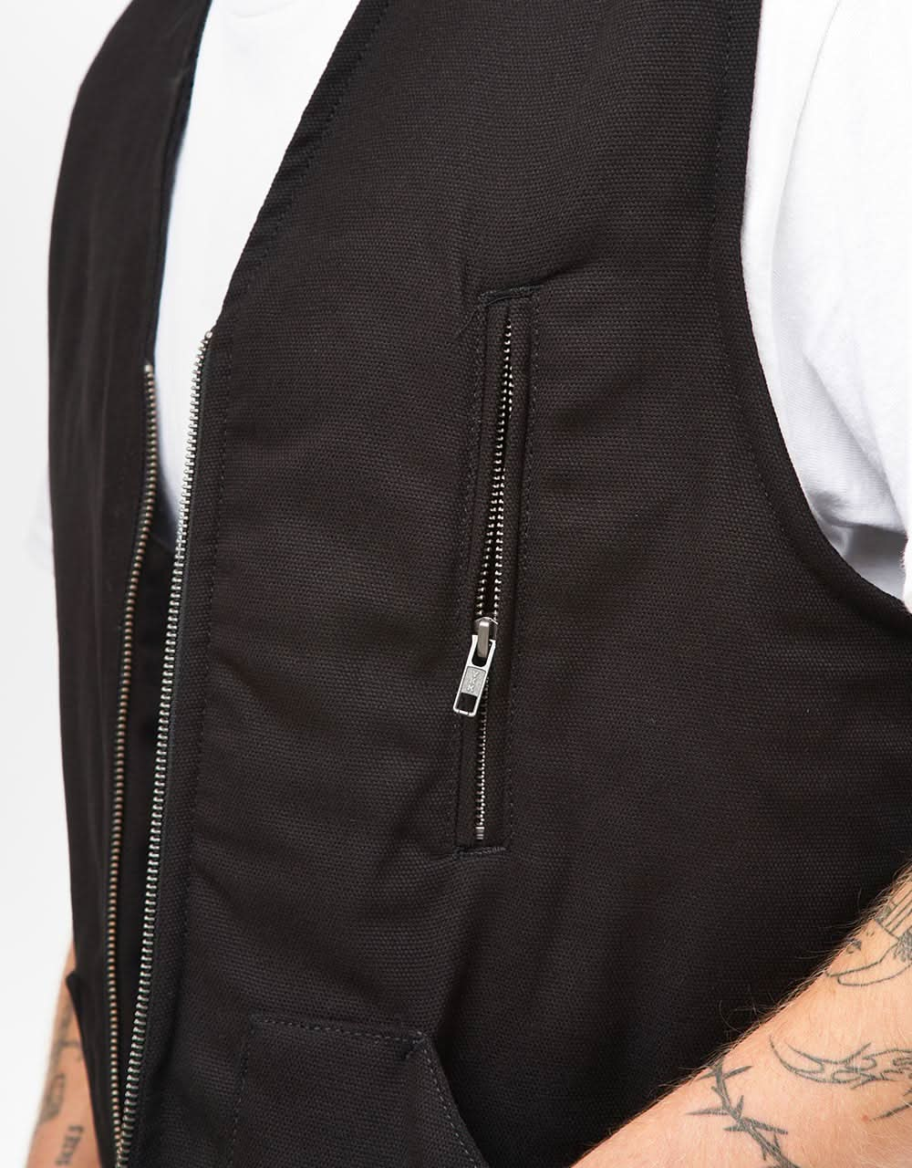 Route One Workwear Vest - Black