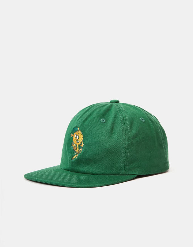 Gorra Route One Fruit One desestructurada de 6 paneles - Verde bosque