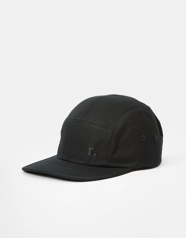 Gorra Route One R. Logo de 5 paneles - Negro