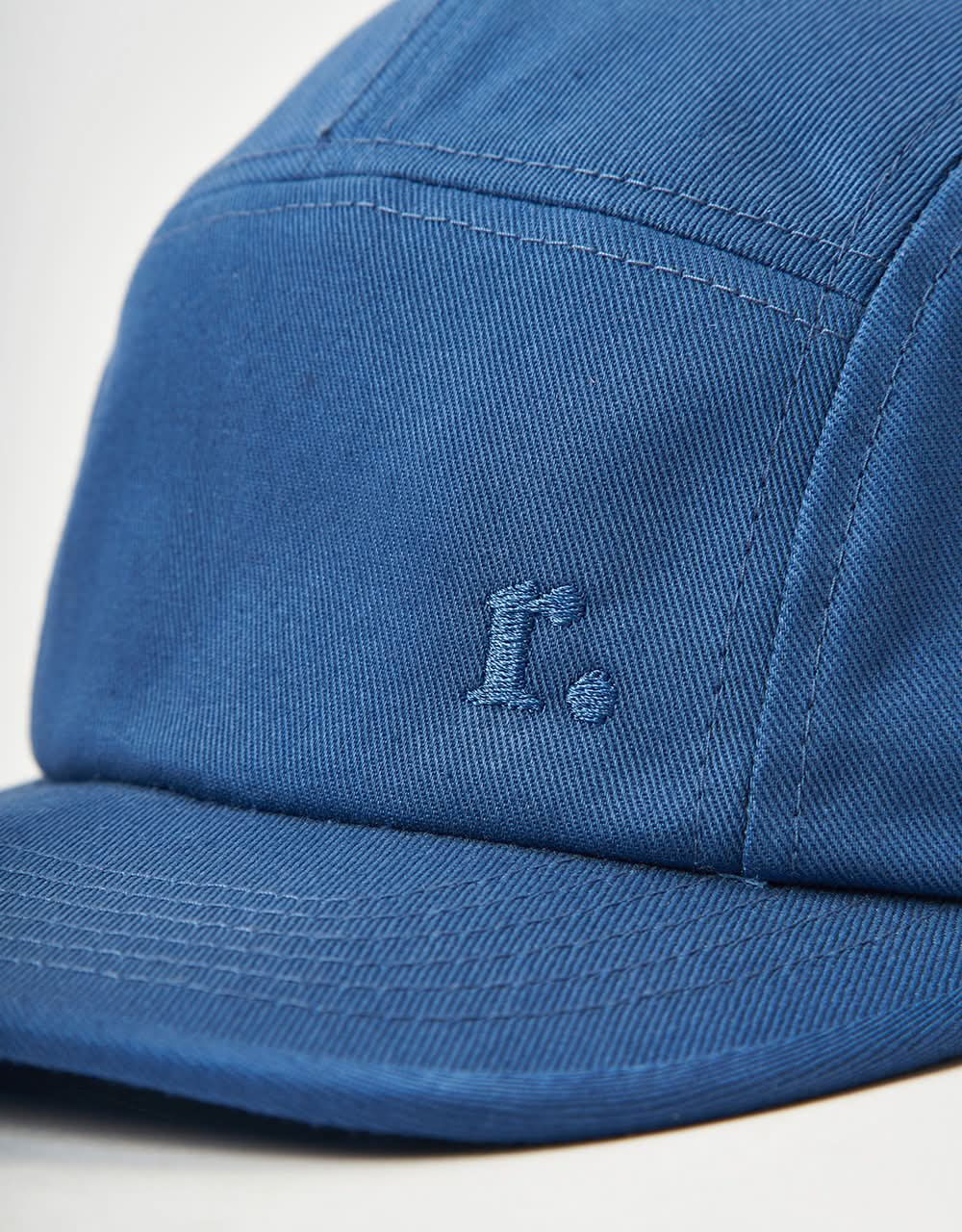 Route One R. Logo 5 Panel Cap - Air Force Blue