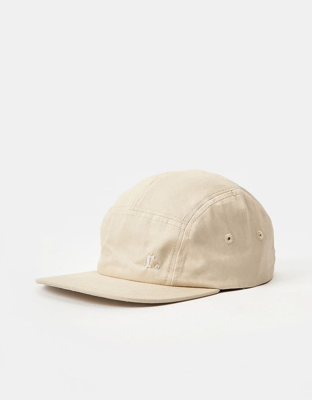 Route One R. Logo 5-Panel-Kappe – Beige