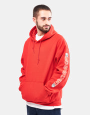 Hokej x Nezávislá mikina s kapucí Indy Pullover - červená