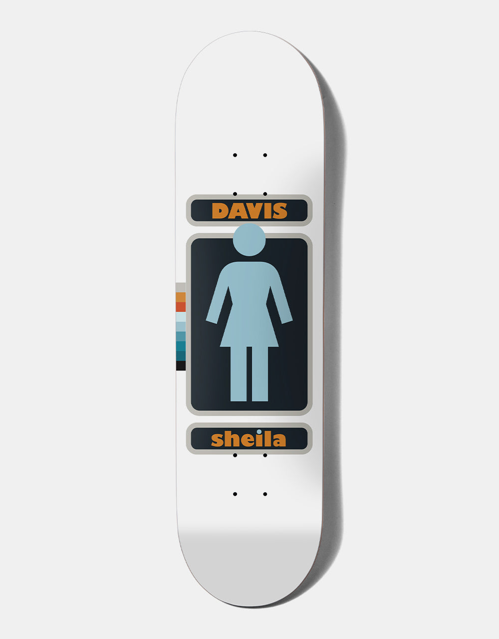 Tavola da skateboard esclusiva per il Regno Unito Girl Davis '93 Til Palette 