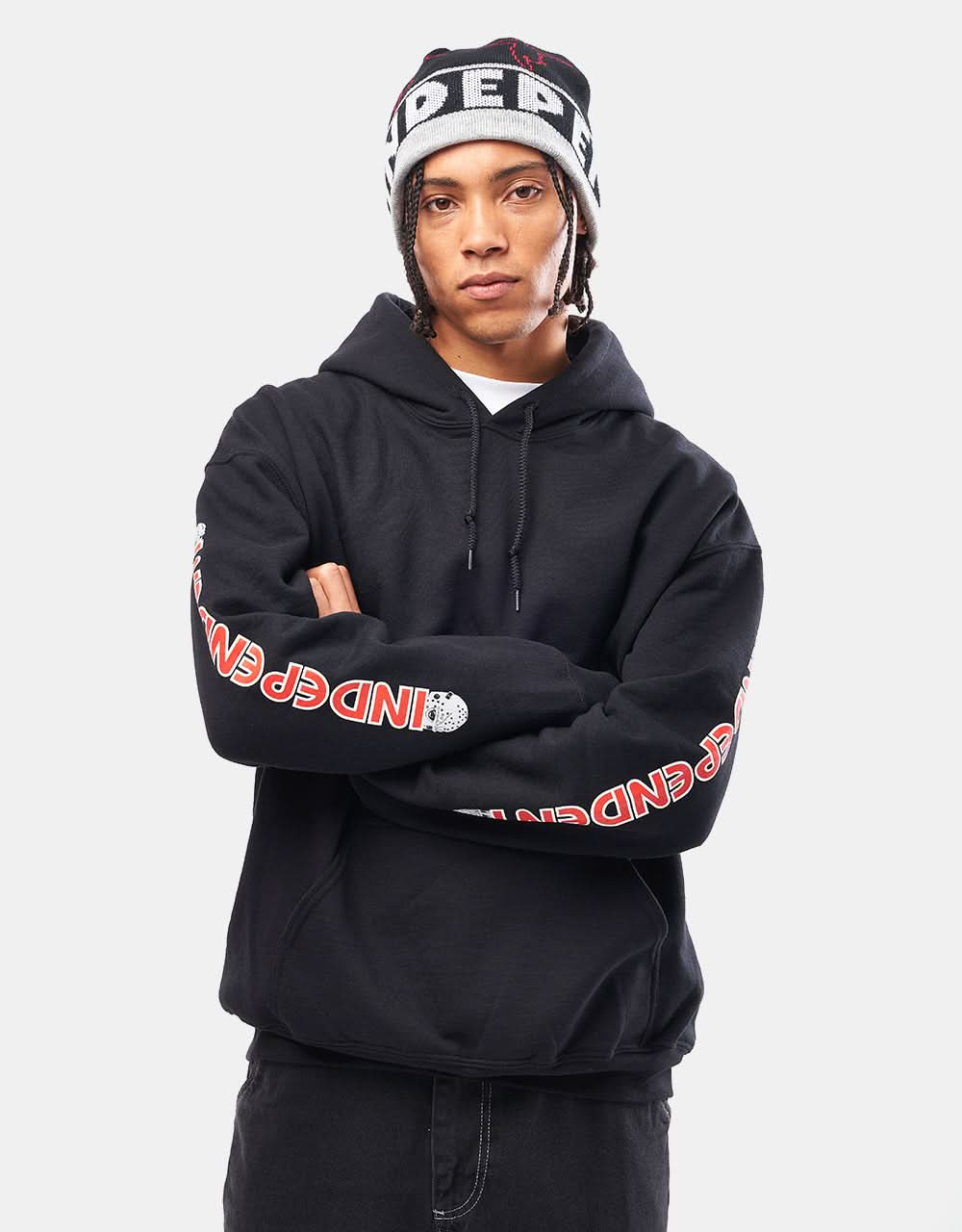 Sudadera con capucha Hockey x Independent Half Mask Indy - Negro