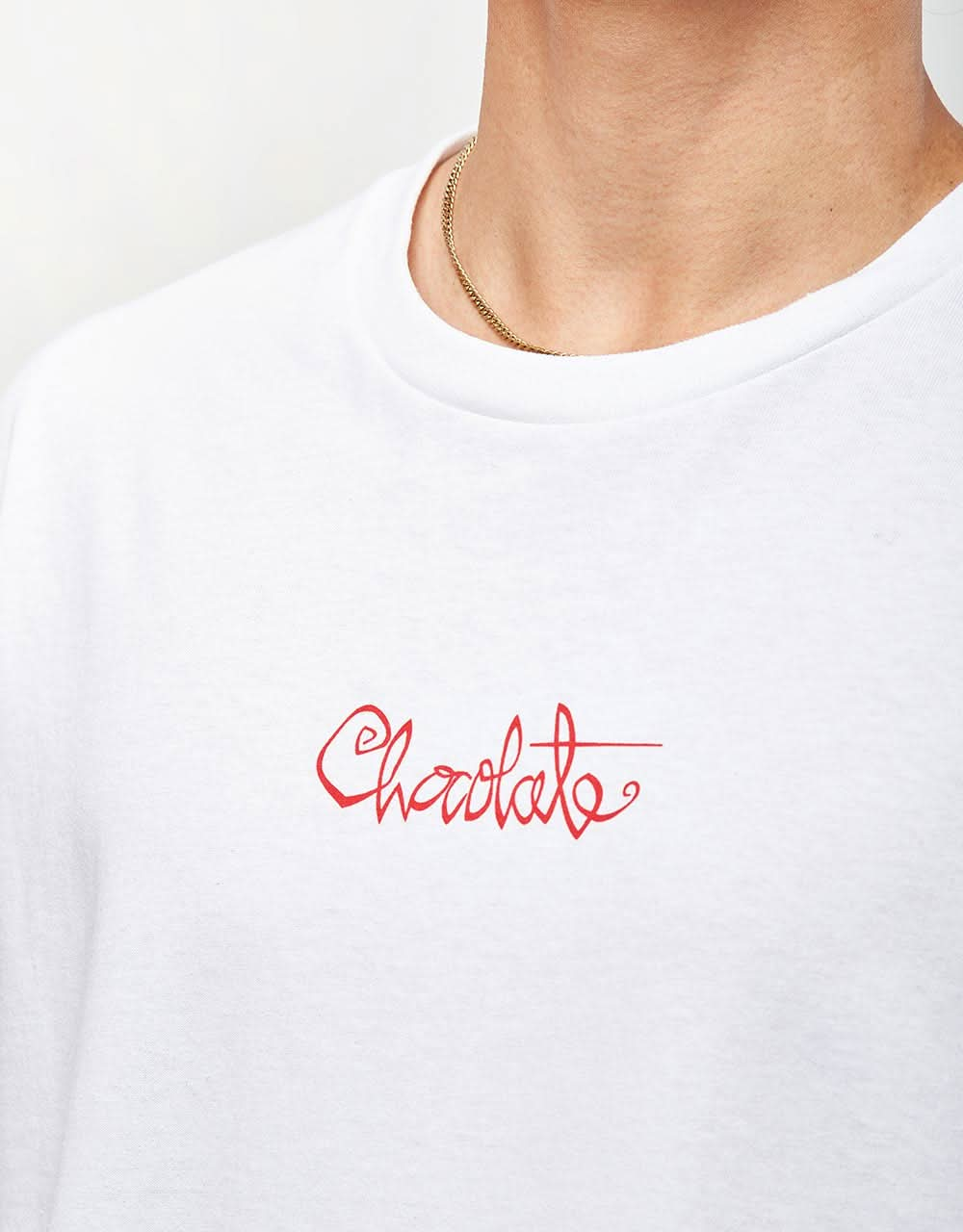 T-Shirt Chocolat 94 Script - Blanc