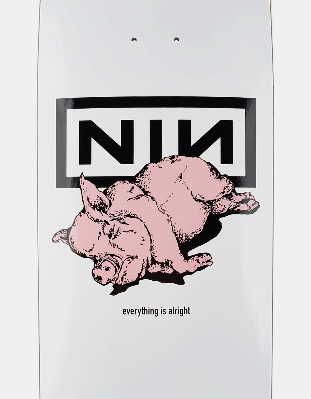 Welcome x Nine Inch Nails Pig on Golem Skateboard Deck - 9.25"