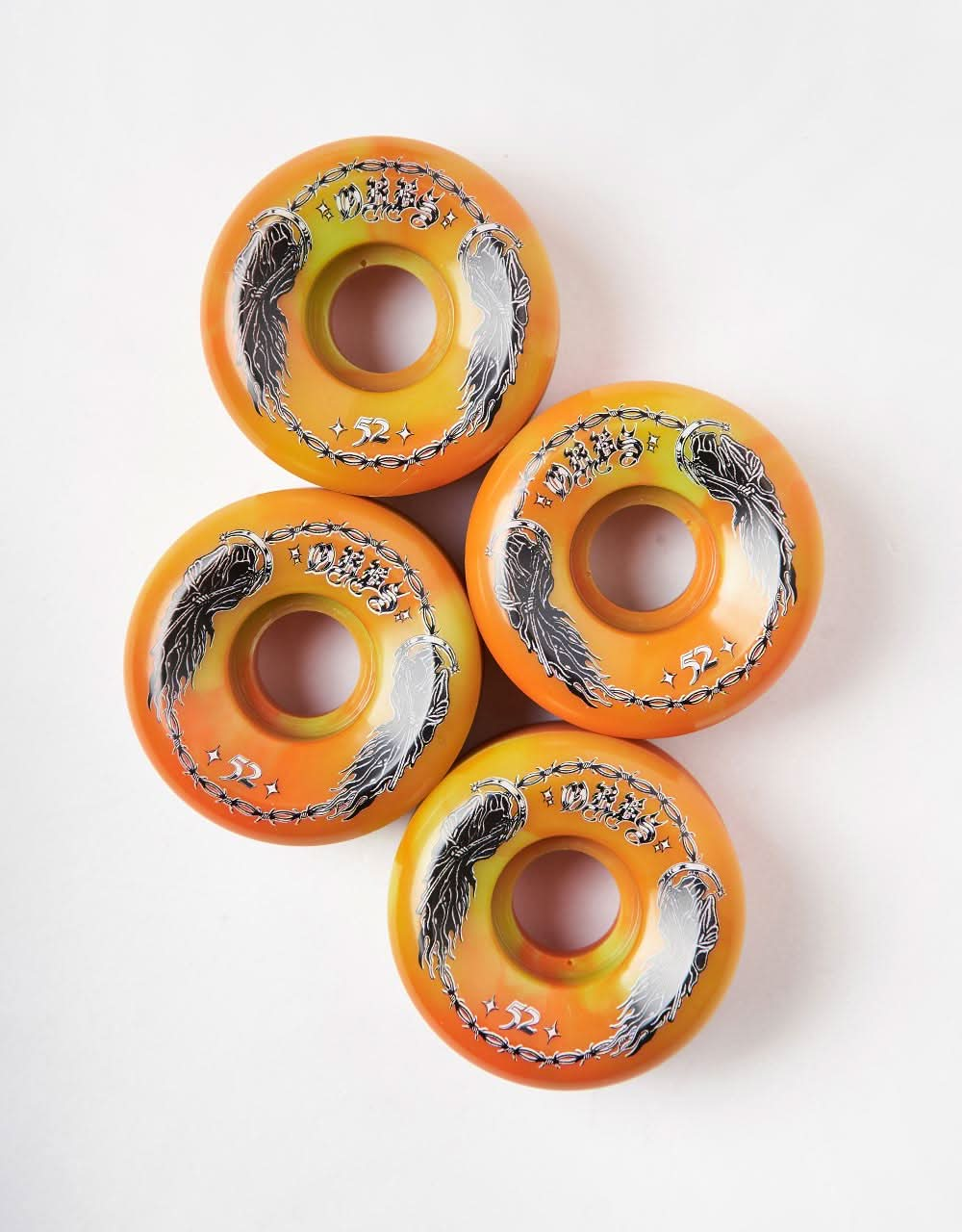 Roues de skateboard Orbs Specters Swirls coniques 99a - 52 mm