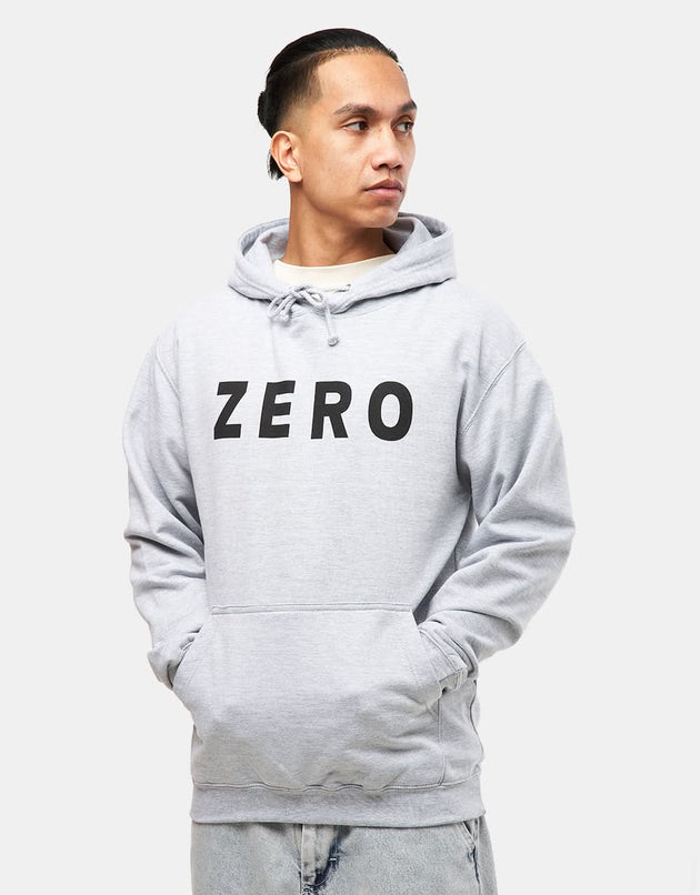 Sweat à capuche Zero Army - Gris chiné