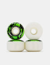 Bones Mummy Skulls OG Formula V4 Wide 100a Skateboard Wheels - White