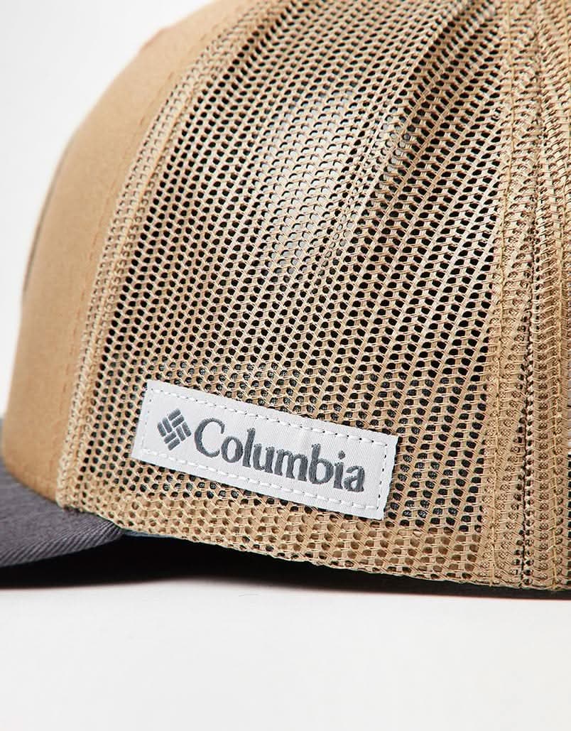 Columbia Mesh Snapback Cap - Delta/Shark/MT Hood Circle Patch