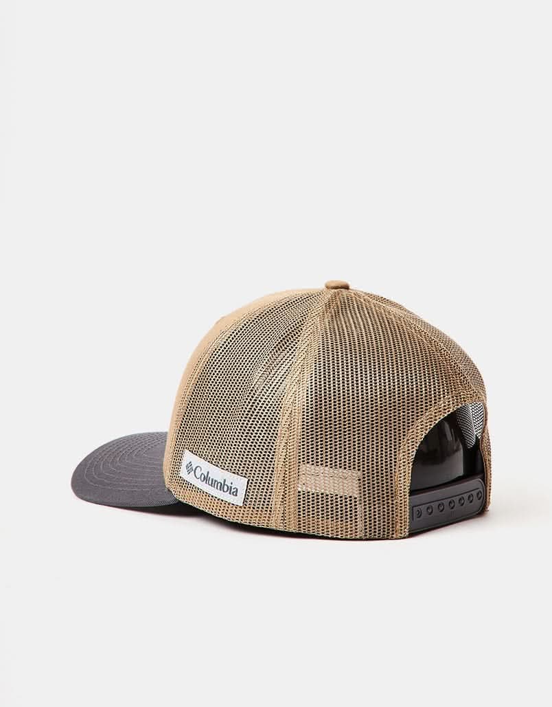 Columbia Mesh Snapback Cap - Delta/Shark/MT Hood Circle Patch