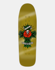 Santa Cruz Dressen Rose Cross Two Shaped Skateboard Deck – 9,31"