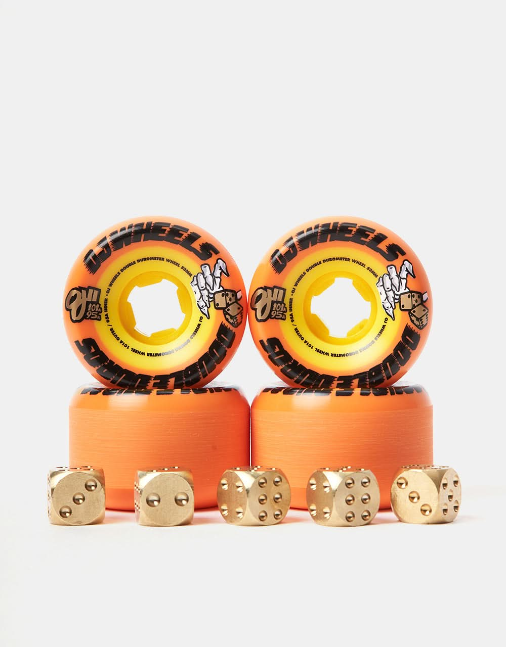 OJ Double Duro 101a/95a Skateboard Wheels - 53mm