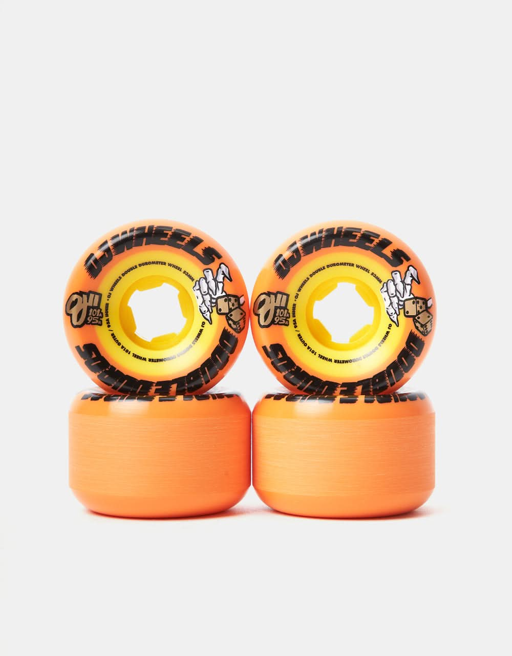 OJ Double Duro 101a/95a Skateboard Wheels - 53mm