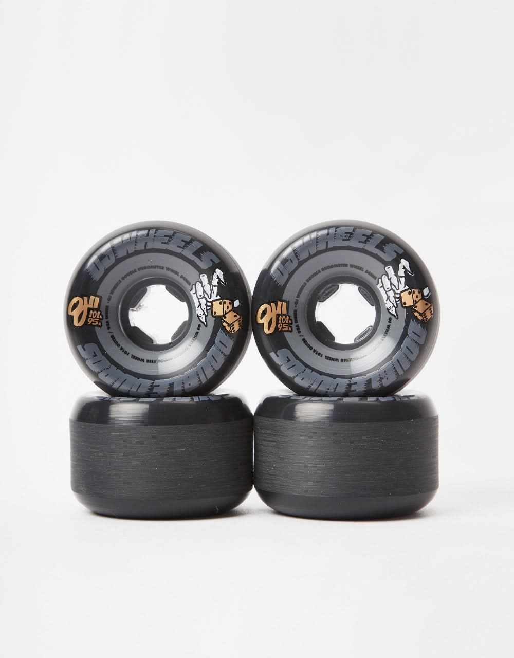 OJ Double Duro 101a/95a Skateboard Wheels - 54mm