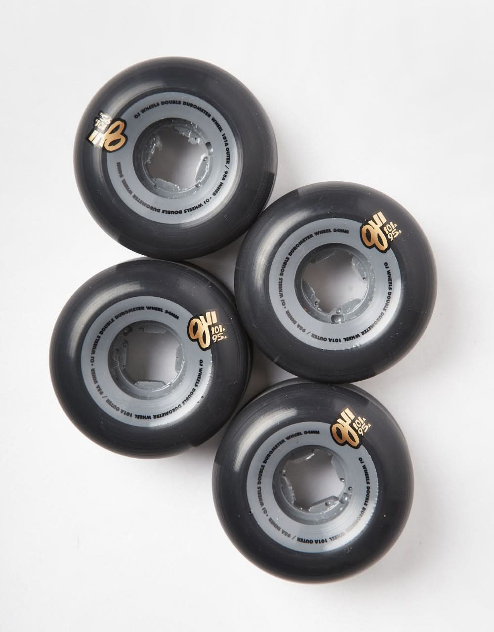 OJ Double Duro 101a/95a Skateboard Wheels - 54mm