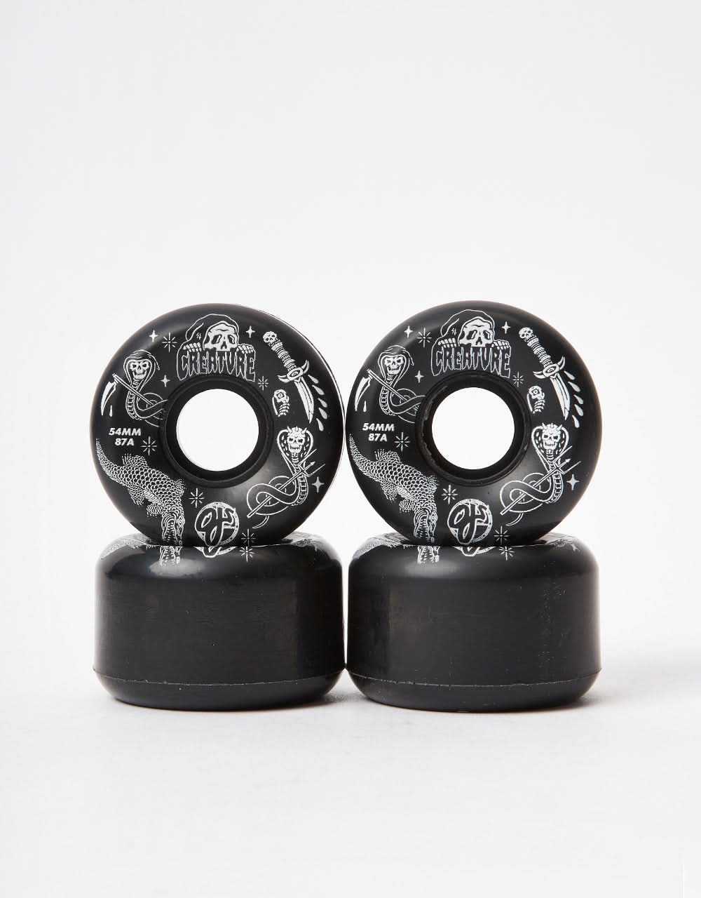 OJ x Creature Trippy Tanks Keyframe 87a Skateboard Wheels - 54mm